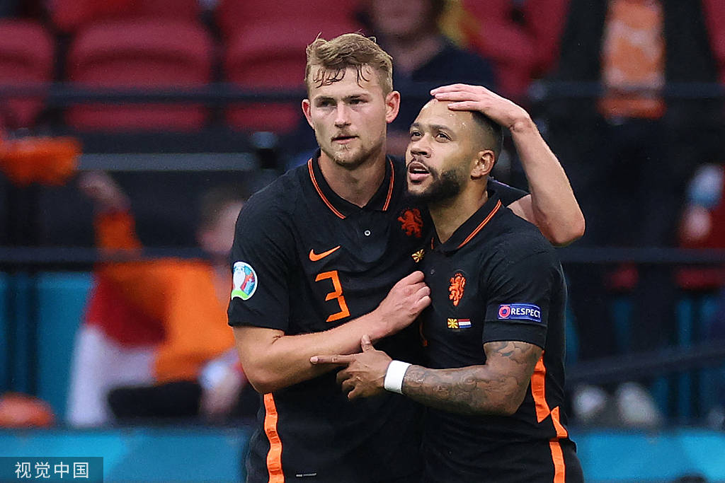 荷兰击败北马其顿，小组赛三战全胜