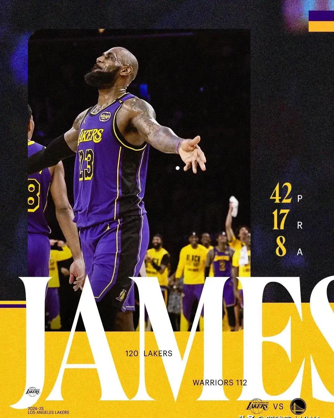 湖人大胜从者，詹皇连续20+得分